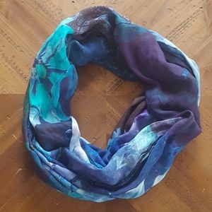 Susannah Grogan Floral Infinity Scarf
